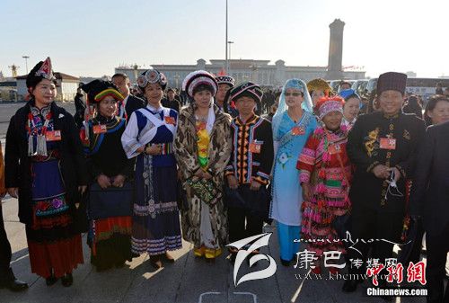 2014兩會(huì )：少數民族代表委員的特色帽飾