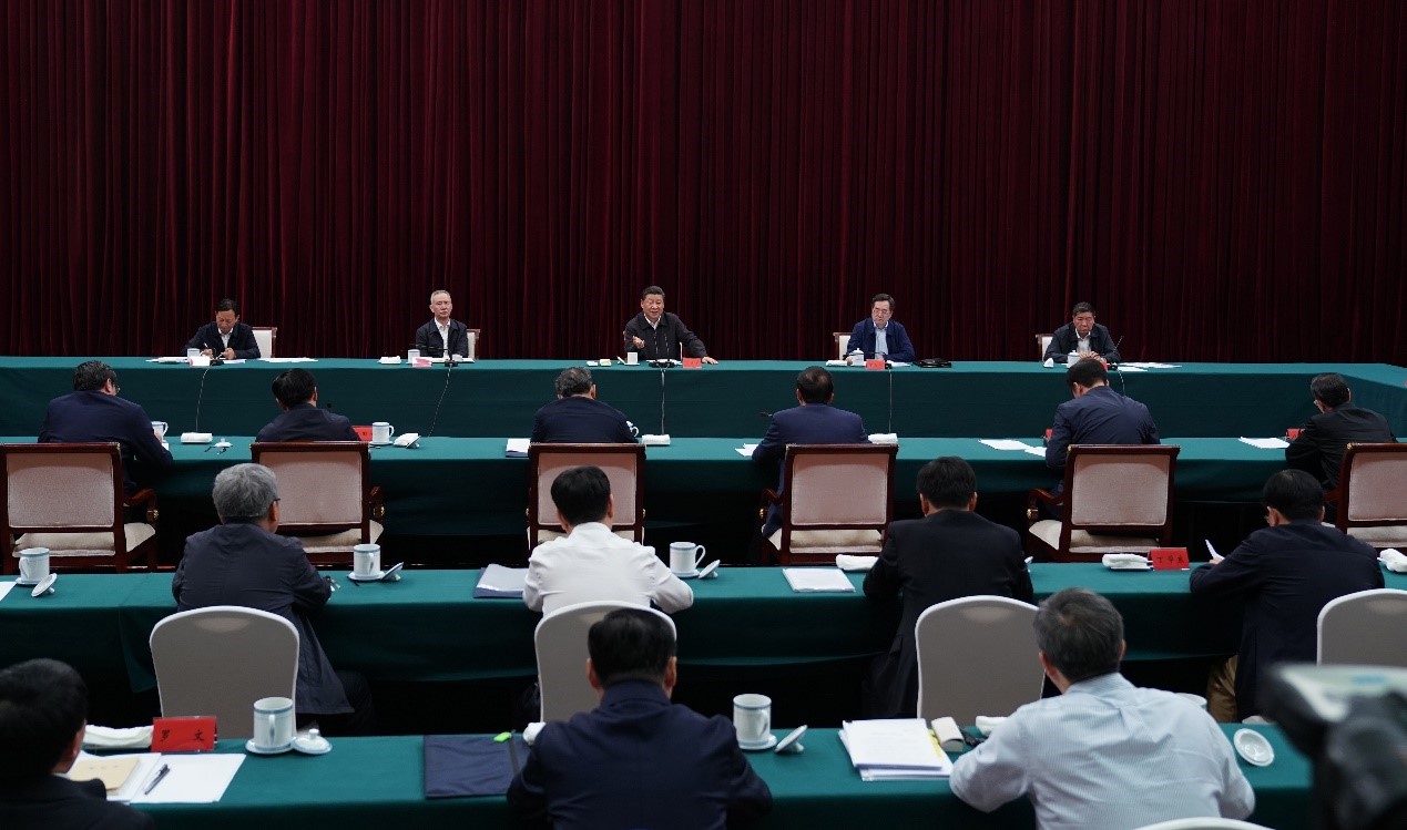2019年5月20日至22日，中共中央總書(shū)記、國家主席、中央軍委主席習近平在江西考察，主持召開(kāi)推動(dòng)中部地區崛起工作座談會(huì )并發(fā)表重要講話(huà)。新華社記者 謝環(huán)馳 攝 