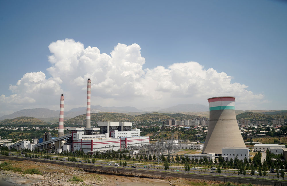 杜尚別2號熱電廠(chǎng)（2024年6月22日攝）。